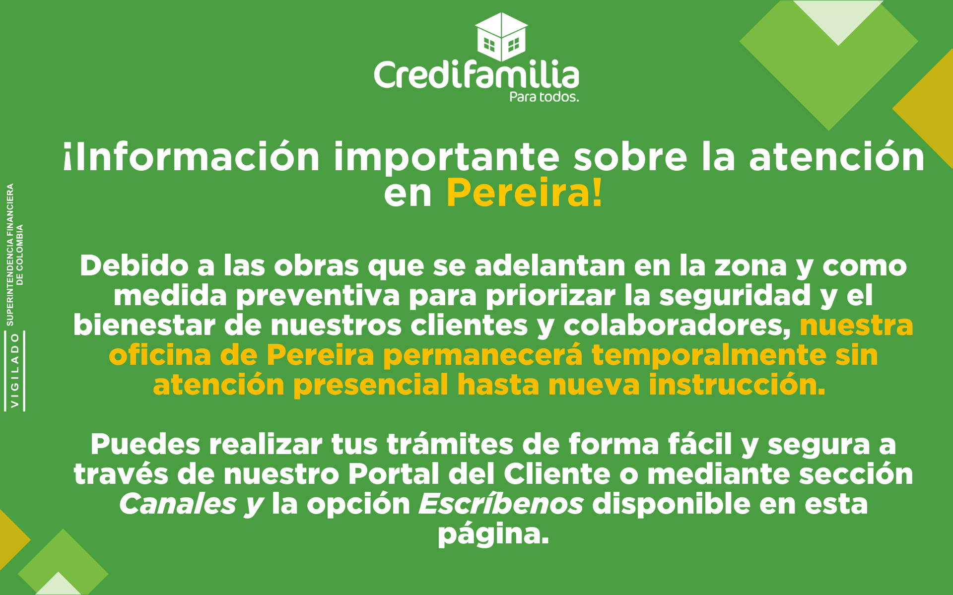 Horarios Cali Pereira Emergencia