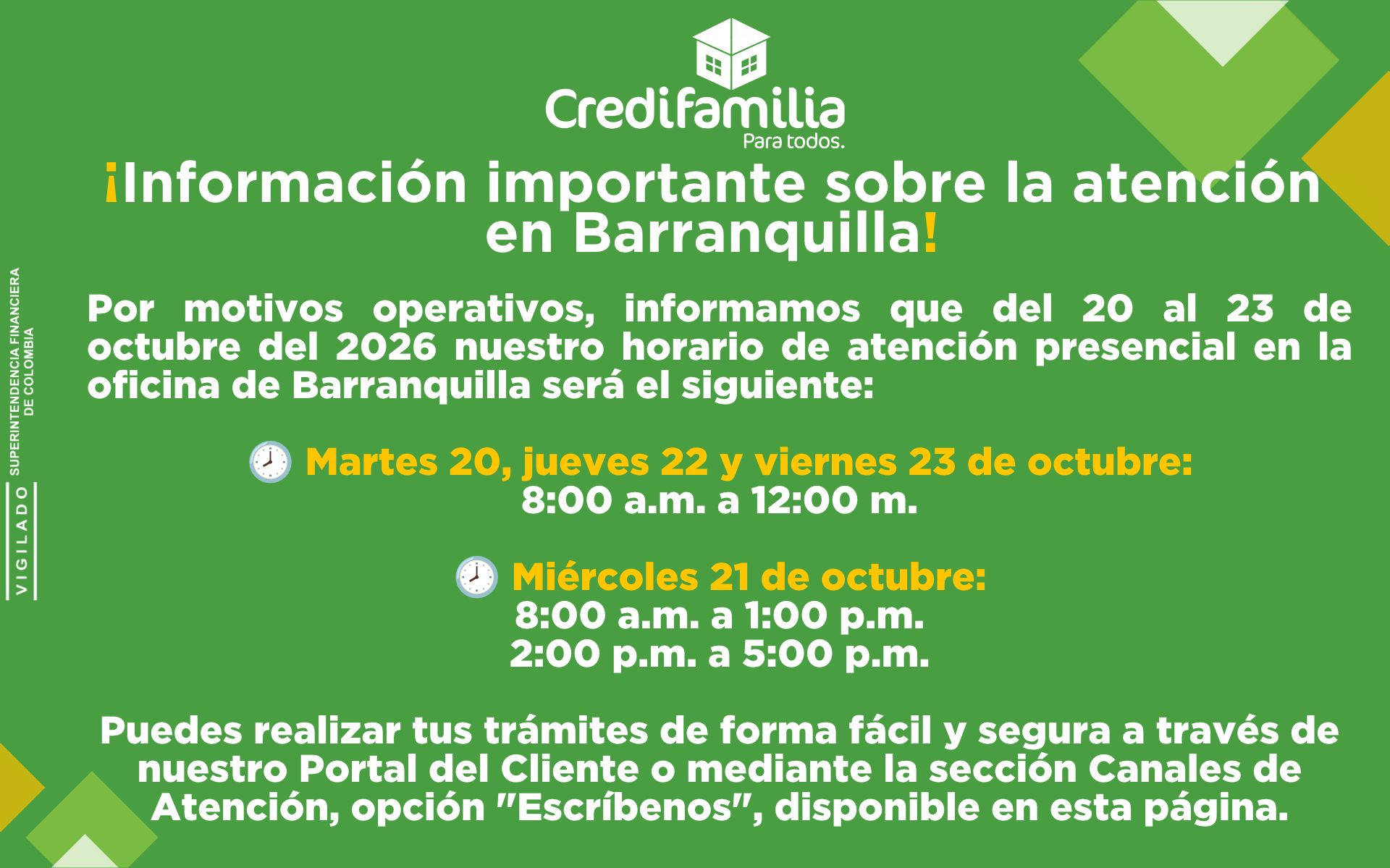 Horarios Bquilla